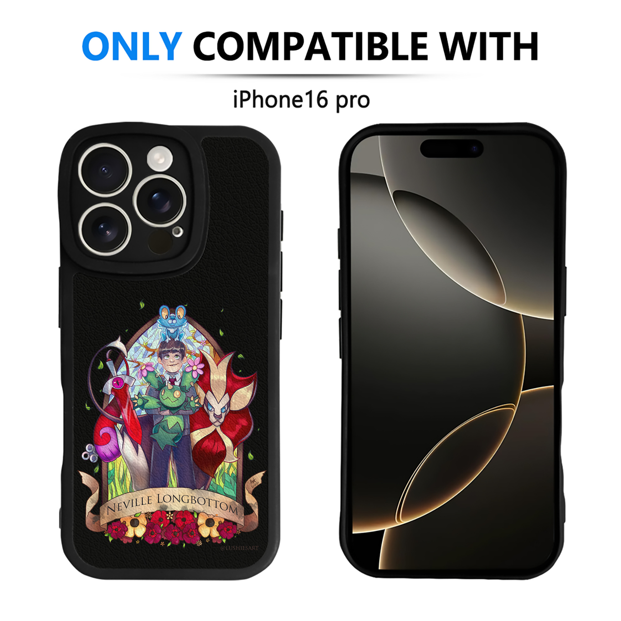 （画像用） Harry Potter ハリー・ポッターシリーズ 【iPhone 16シリーズ対応】シリコンスマホケース（レザー調） 材質：シリコン